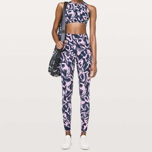 Lululemon MATCHING SET, free to be serene bra, wunder unders 28” full luxtreme